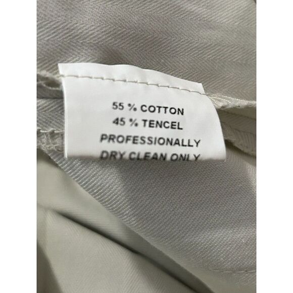 Charleston Khakis Chinos Men's Size 34 Regular Beige Raw Hem - Picture 5 of 6